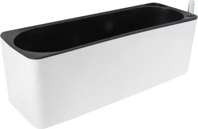 Image de Pots de fleurs en plastique à arrosage automatique, lot de 2
