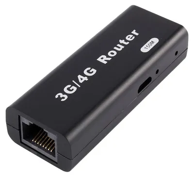 Obrázok produktu pre Prenosný 3G WiFi hotspot s rýchlosťou 150 Mbps, RJ45, USB bezdrôtový router