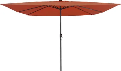 Productafbeelding van Tuinparasol Terracotta 295 x 295 x 245 cm Polyester en staal