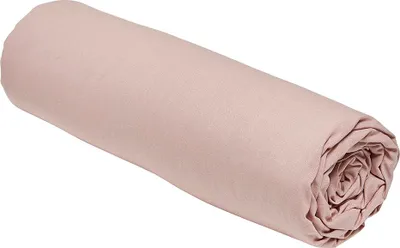 Produktbild von Spannbettlaken – 140 x 200+30 cm, einfarbig – Sandrosa
