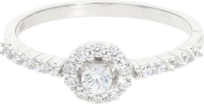 Produktbild von Ring Weißgold 333 Zirkonia JL39-07-0878 JuwelmaLux Größe 56