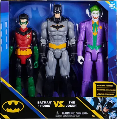 Obrázok produktu pre DC Comics BAT FGR 12in 3 Pack GML, 3 rok / roky, Viacfarebný