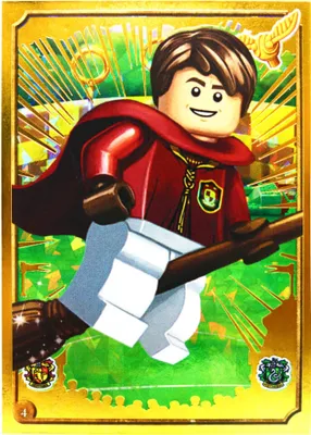 Produktbild von Blue Ocean LEGO Harry Potter Sticker Serie 1 (2023) Sammelsticker - Gold Karte 4
