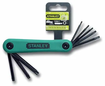 Produktbild von Stanley Stiftschlüssel Set 8-Teilig Torx, 8 Stück(e), 46 mm, 117 mm, 33 mm, 130 g, 8 Stück(e)