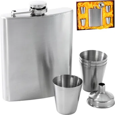 Produktbild von Orion Flachmann mit Zubehör 210 ml 6-teilig