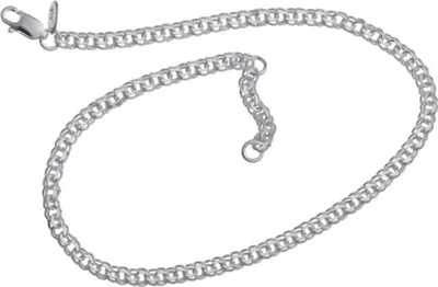 Produktbild von SILBERKETTEN STORE Fußkette Garibaldi 3,6mm - 925 Silber, Länge wählbar von 23-30cm - 29cm