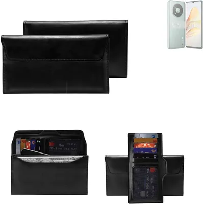 Produktbild von K-S-Trade Handy Hülle kompatibel mit ZTE XiaoXian 50 Schutz Hülle Tasche Schutz Case Handytasche Kunstleder schwarz, 1x