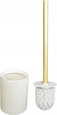 Produktbild von Szczotka do wc ceramiczna biała łazienkowa wytrzymała budowa stylowa