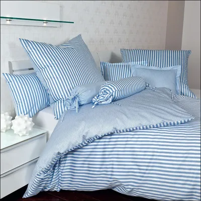 Zdjęcie produktu dla Janine modernclassic 3912 - 135x200 + 80x80 cm mako-satynowa pościel, kolor 22-jasnoniebieski