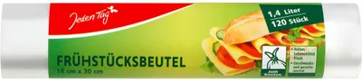 Produktbild von Jeden Tag Frühstücksbeutel zum Knoten 1,4 Liter