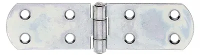 Zdjęcie produktu dla Alberts 845612 Zawias skrzynkowy, z nitowanym trzpieniem, ocynkowany, pasywowany grubowarstwowo, 156 x 35 mm, zestaw 20 szt