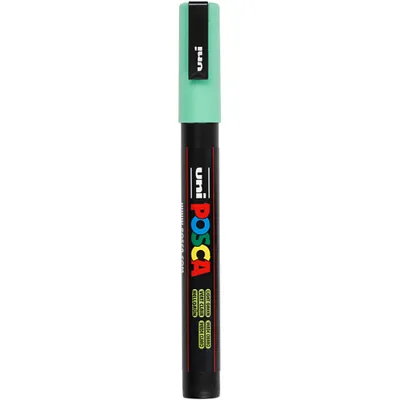 Produktbild von Uni-Ball uni POSCA PC-3M, Grün, Schwarz, Grün, Polyester, Polypropylene, Bullet