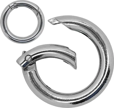 1 Ring Karabiner Innen-Ø18mm silber