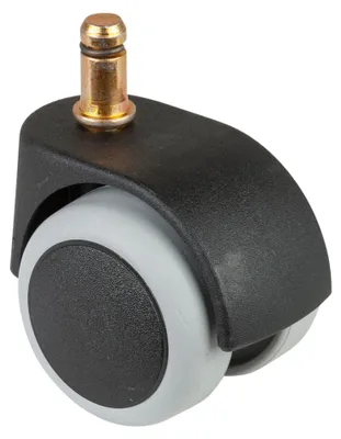 Produktbild von BS Rollen Bürostuhlrolle, Durchmesser 50mm, G15.050 Einschlagstift Kunststoff schwarz