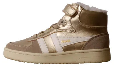 Produktbild von Hohe Sneaker aus Leder mit Glimmer-Absatz
