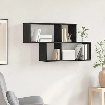 Immagine prodotto di Maison Exclusive - Mensola a muro con ripiano Montaggio a parete Nero Materiale ligneo