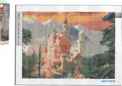 Immagine prodotto di Norimpex Diamante dipinto Neuschwanstein in inverno 30x40cm