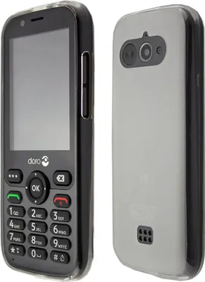 Produktbild von caseroxx Schutz-Hülle TPU-Hülle kompatibel mit Doro 7010 / 7011, Gummi Handy Tasche transparent