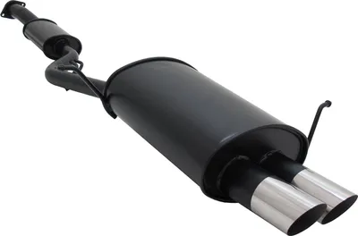 Image de Echappement sport Novus pour BMW E36 Compact 318Ti 2x76mm MS-Design avec ABE
