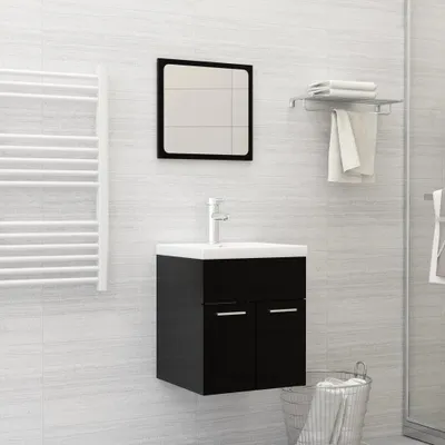 Imagen del producto de Lavabo encastrado de la marca Living Store, con grifo, de 42x39x18 cm, de cerámica, color blanco