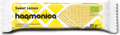WAFELEK Z SAMOPSZY Z KREMEM MLECZNO - CYTRYNOWYM BIO 30 g - HARMONICA