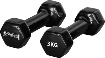 Produktbild von Einheitsgröße STR-7|SPORTINATOR 3 kg Hantel 2er-Set