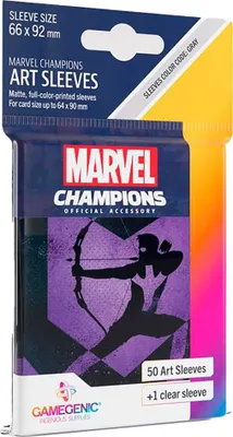 Produktbild von Gamegenic Kartenhüllen Marvel Champions Hawkeye 66x92 Mm Durchsichtig Durchsichtig One Size