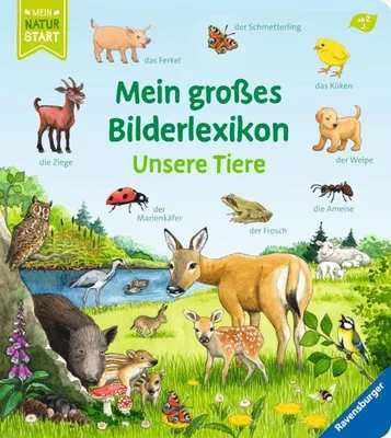 Produktbild von Mein großes Bilderlexikon: Unsere Tiere