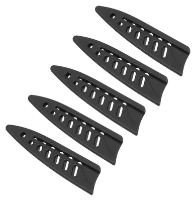 Messerabdeckung für 3,5" Gemüsemesser, 5 Stück, PP, schwarz