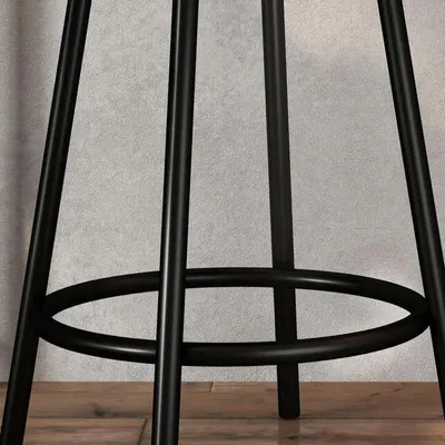 Image de Ensemble de salle à manger 3 pièces - Table de bar avec 2 chaises - Petit ensemble de cuisine avec étagères - Structure en plastique - À assembler soi-même