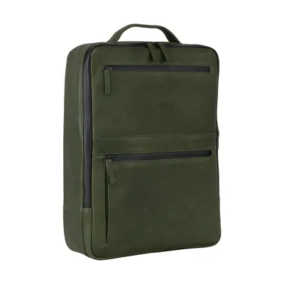 Produktbild von LEONHARD HEYDEN Laptoprucksack Rucksack mit Laptopfach Den Haag Backpack Olive grün