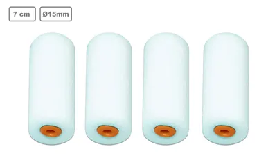 Obrázek produktu pro 100 kusů 7 cm válečků pěnového malířského válečku malířský váleček malířské válečky