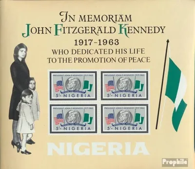 Produktbild von Briefmarken Nigeria 1964 Mi Block3 (kompl.Ausg.) postfrisch John F. Kennedy