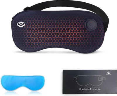 Productafbeelding van Famanu slaapmasker van 100% zijde met warmte- en koelfunctie - Ergonomisch ontwerp