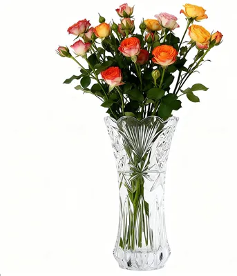 Produktbild von Mouthgeblasene Glasvase für Blumen und Pflanzen