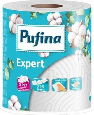 Produktbild von Papierhandtücher "Expert", 3-lagig, 225 Schnipsel, 1 Rolle, PUFINA PP20639
