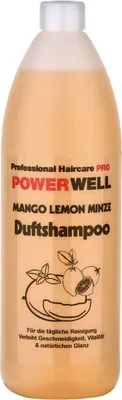 Produktbild von POWERWELL Mango Lemon Minze Shampoo 1 L