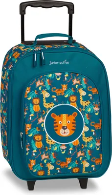 Produktbild von Fabrizio Kindertrolley Kabinen Kinderkoffer Kindergepäck 20672, Farbe:Türkis
