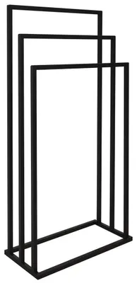 Produktbild von Handtuchhalter 450x860x210mm, Schwarz matt