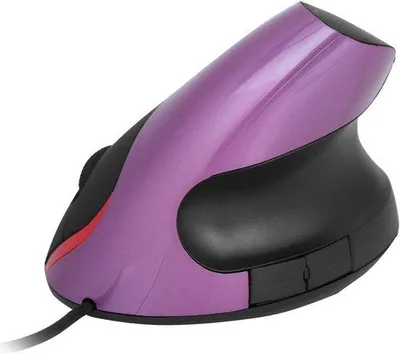 Immagine prodotto di Mouse da gioco ergonomico, 3200 DPI, mouse verticale USB, mouse da gioco con poggiapolsi per PC e laptop (viola)