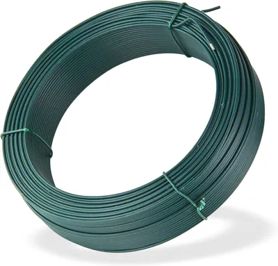 Produktbild von Dema Bindedraht grün 100 m x 2,0 mm Wickeldraht Volierendraht Maschendraht Zaun Draht