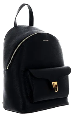 Produktbild von Leder Rucksack Beat Generatio Backpack Grained Leather Noir schwarz