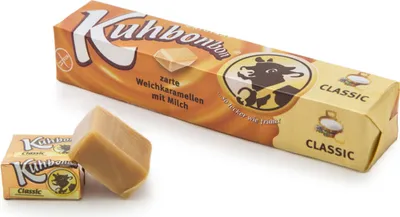 Produktbild von Kuhbonbon Stange Classic einzeln gewickelte Weichkaramelle 72g