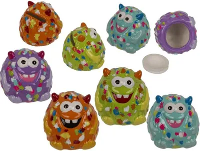 Obrázek produktu pro OOTB VORORDER - Box na peníze monster 4 assorted