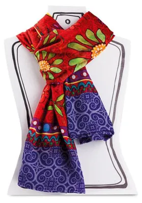 Image de Egan BELLAMORE Pashmina rouge 180 x 110 cm