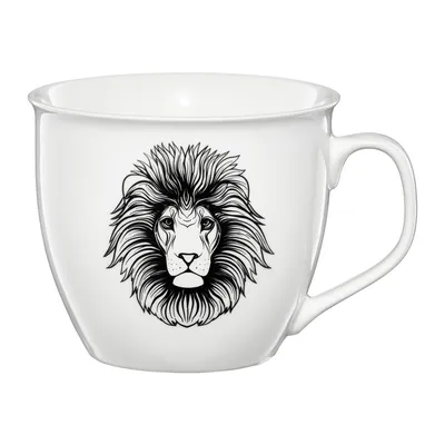 Zdjęcie produktu dla Kubek porcelanowy 550 ml Lew Ambition