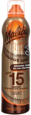 Zdjęcie produktu dla Malibu Bronzing Tanning Oil SPF15 Olejek Z kokosem 175ml