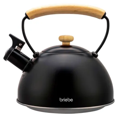 Obrázek produktu pro Briebe 00386, 2,3 l, Černá, Černá, Dřevo, Nerezová ocel, Nerezová ocel, Dřevo, Manuální
