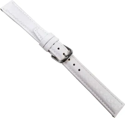 Produktbild von Kalb Weiss Ersatzband Uhrenarmband Kalbsleder Weiss 20611S, Stegbreite:16mm