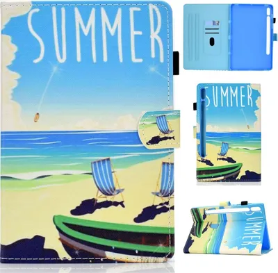 Produktbild von Schutzhülle Tablethülle für Samsung Galaxy Tab S8 Case Cover Tasche Bumper Wallet, Farbe:Strand, Modell wählen:Samsung Galaxy Tab S8